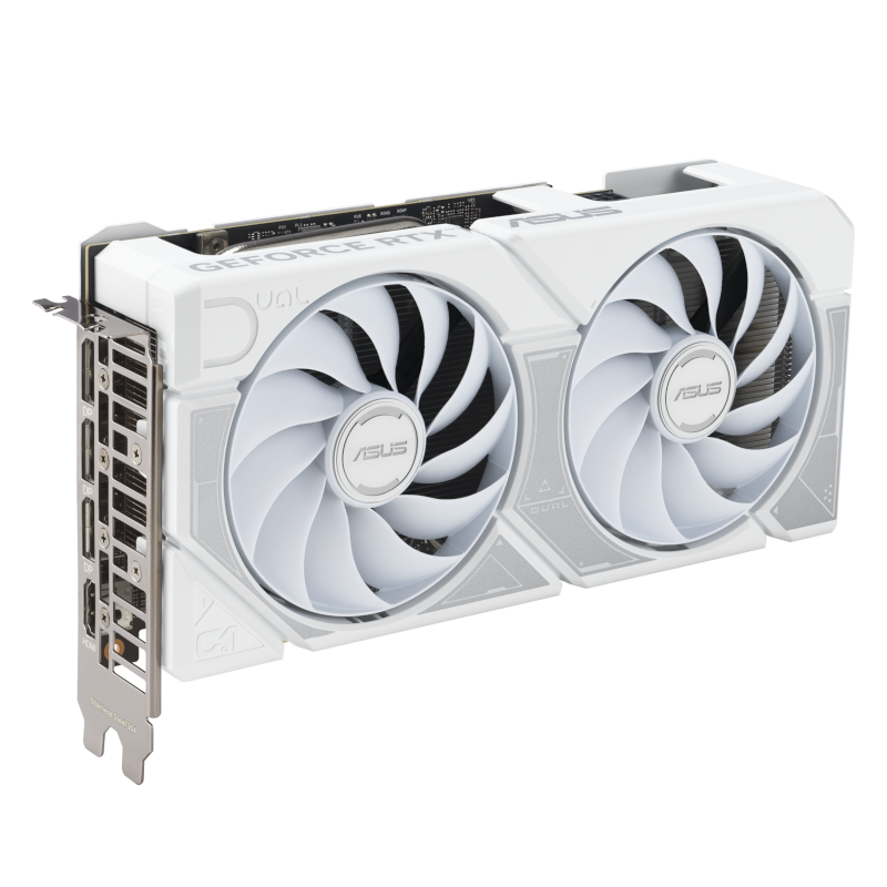 Відеокарта ASUS Dual GeForce RTX 5060 Ti 16GB GDDR7 White OC Edition (DUAL-RTX5060TI-O16G-WHITE)